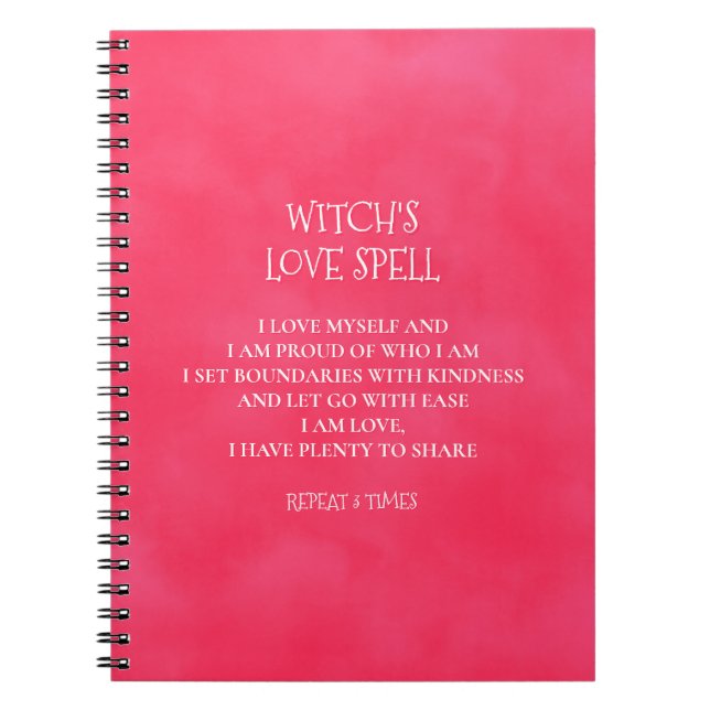 Livre d'orthographe d'amour de la sorcière rose ro (Devant)