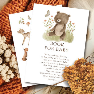 Livre d'ours Woodland Wonder pour la carte de boît
