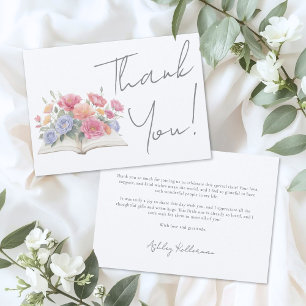 Livre Floral Merci