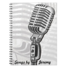 Livre lyrique personnalisé par microphone