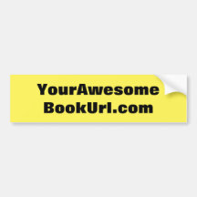 Livre ou nom de l'auteur / Url sur Sticker de pare