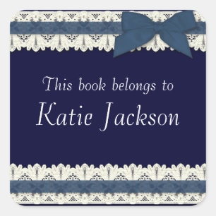 Livre personnalisable appartient aux stickers bleu
