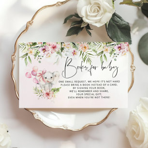 Livre rose Elephant pour la carte d'enclos pour bé