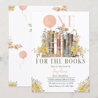 Livre rose Première Invitation anniversaire