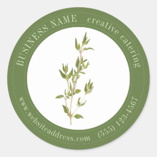 LIVRE THYME FRAIS ID Stickers grands ronds II