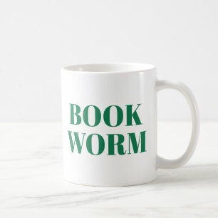 Livre ver mignon Livre moderne Lover Mug