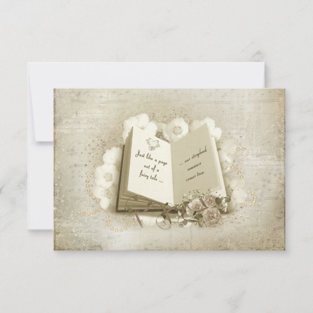 Livre vintage mariage RSVP (Devant)