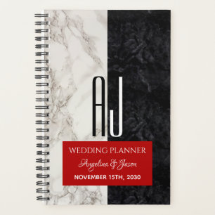 Livre Wedding planner moderne noir et blanc