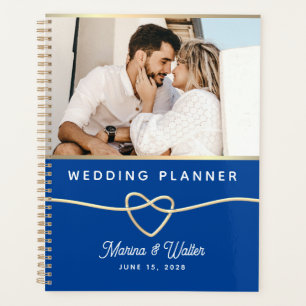 Livre Wedding planner photo bleu