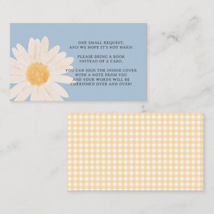 Livres Baby showers Blue Daisy Pour Cartes Bébés