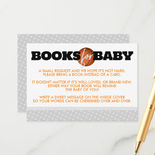 Livres de basket-ball pour Invitation de boîtier p