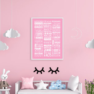 Livres de la Bible Poster Mur Art