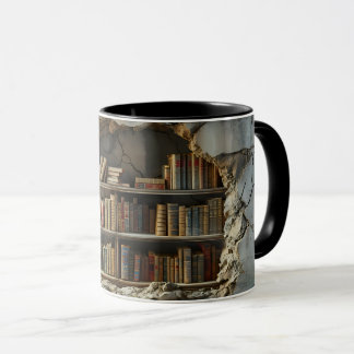 Livres en Cave Break 3D Mug Wrap