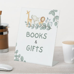 Livres et cadeaux Signe Boy Zoo Animaux Baby showe