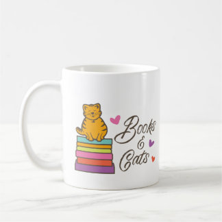 Livres et chats Mug