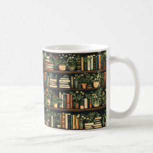 Livres et fleurs Café Mug
