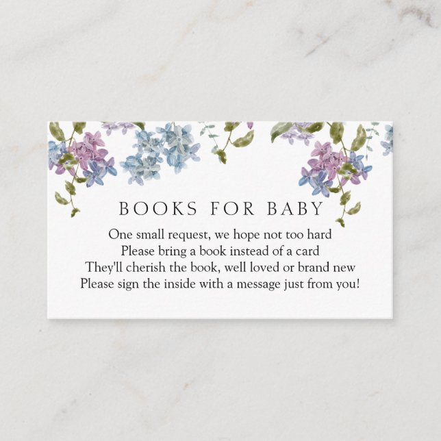 Livres Lilac et Lavender pour carte de boîtier pou (Devant)