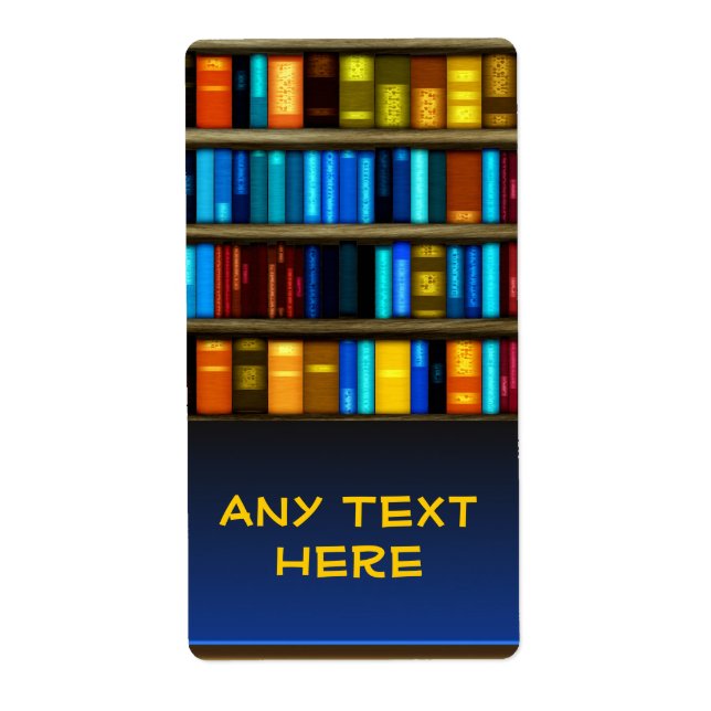 Livres Personnalisés En Étiquette Sticker Plaque D (Devant)