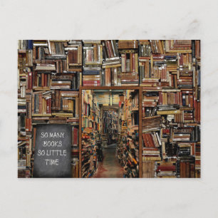 Livres porte bibliothèque postkarte