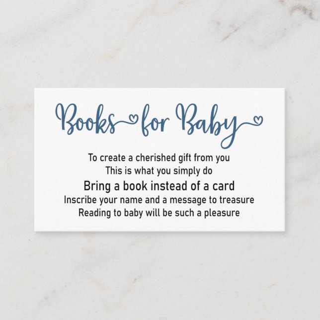 Livres Pour Baby Blue Boy Baby shower Invitation (Devant)