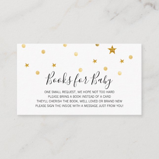 Livres pour Baby insert carte avec parties scintil (Devant)