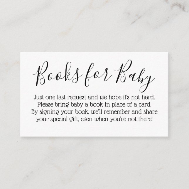 Livres Pour Carte Bébé (Devant)