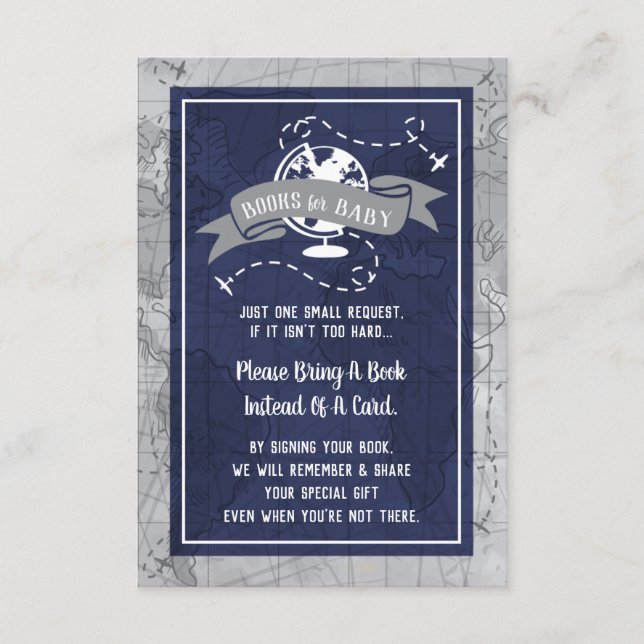 Livres pour carte bébé, avions (Devant)