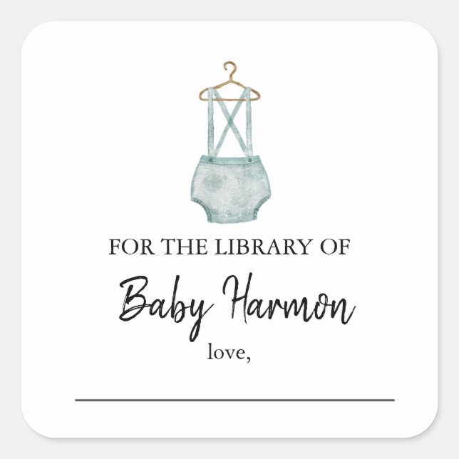 Livres pour Étiquettes Bébé Sticker (Devant)