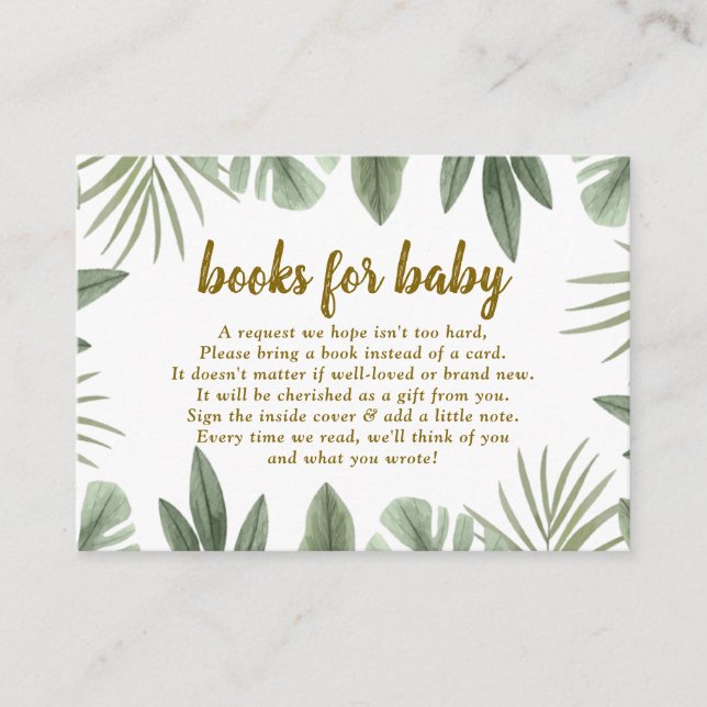 Livres Safari Pour Carte Boîtier Bébé (Devant)