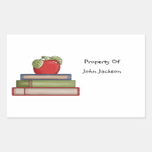 Livres Scolaires Propriété De Sticker
