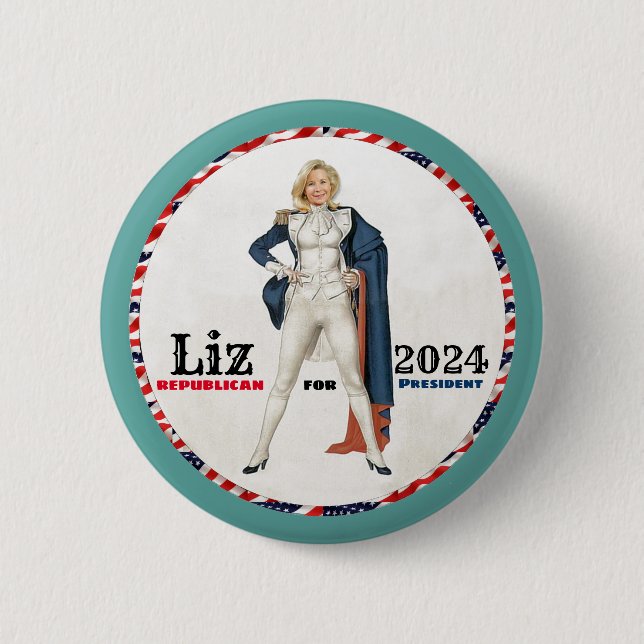 Liz Cheney 2024 Button (Vorderseite)