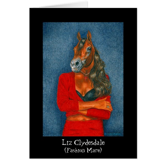 Liz Clydesdale (Mode-Stute) (Vorne)