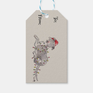 Liz Doggie Christmas Tags Geschenkanhänger