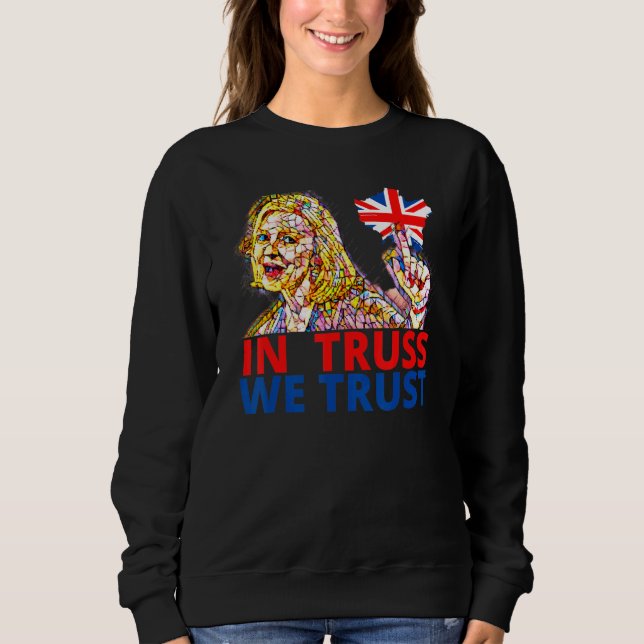 Liz Truss  Richi Sunak Britisches Vermögen Tory-Mi Sweatshirt (Vorderseite)