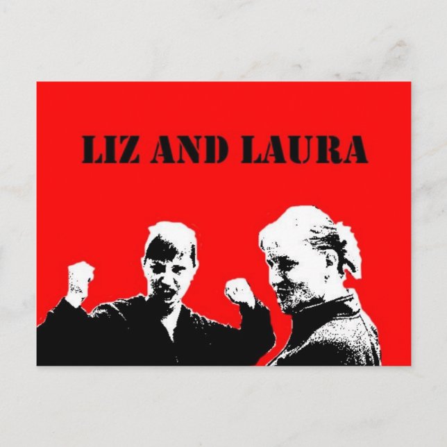 Liz und Laura Postcards Postkarte (Vorderseite)