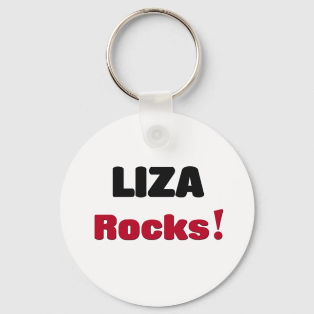 Liza Rocks Schlüsselanhänger (Vorderseite)