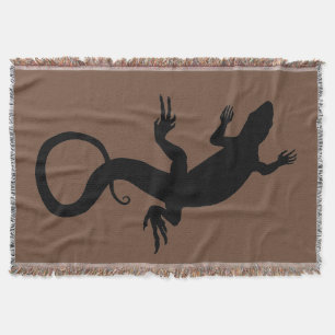 Lizard Art Blankets Reptile Lizard Throw Blanket Decke