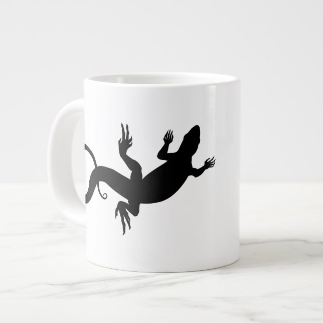Lizard Art Coffee Cup Cool Reptile Lizard Mugs (Devant gauche)