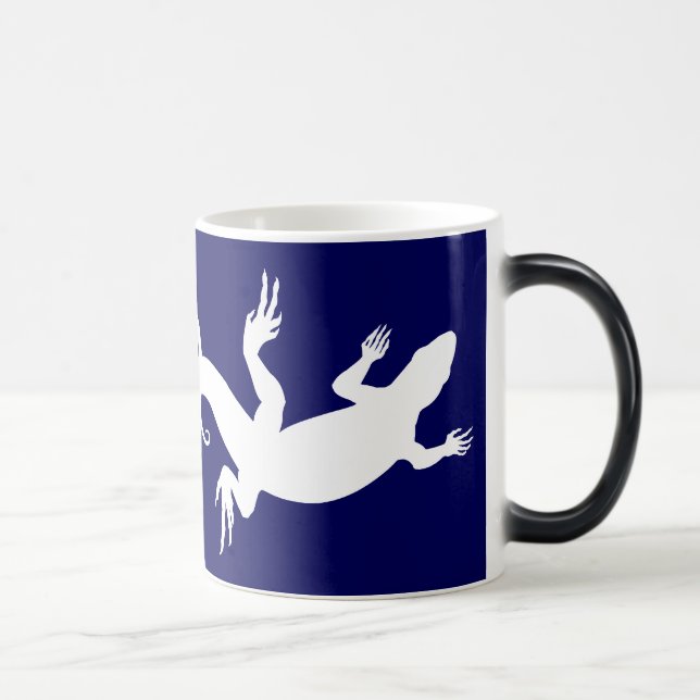 Lizard Art Coffee Cup Cool Reptile Lizard Tasse (Rechts)