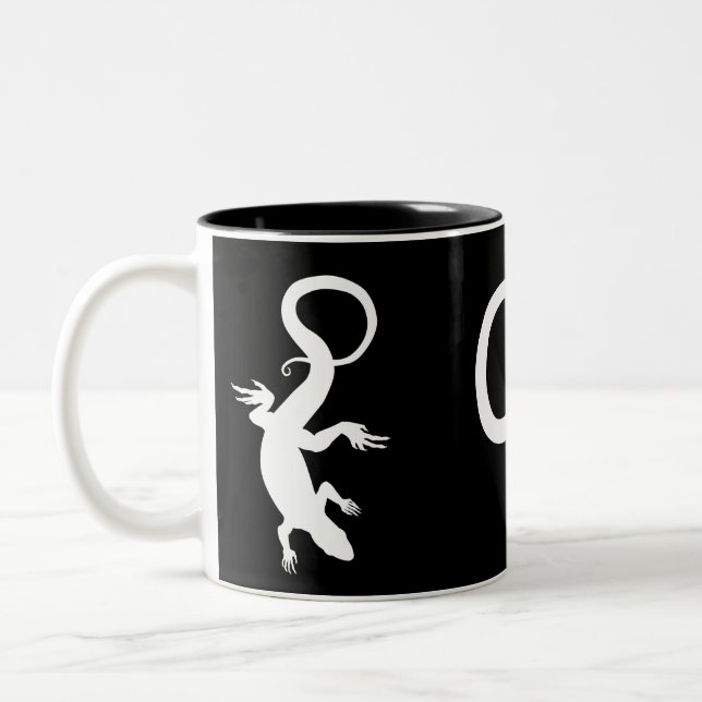 Lizard Art Coffee Cup Cool Reptile Lizard Tasse (Links)