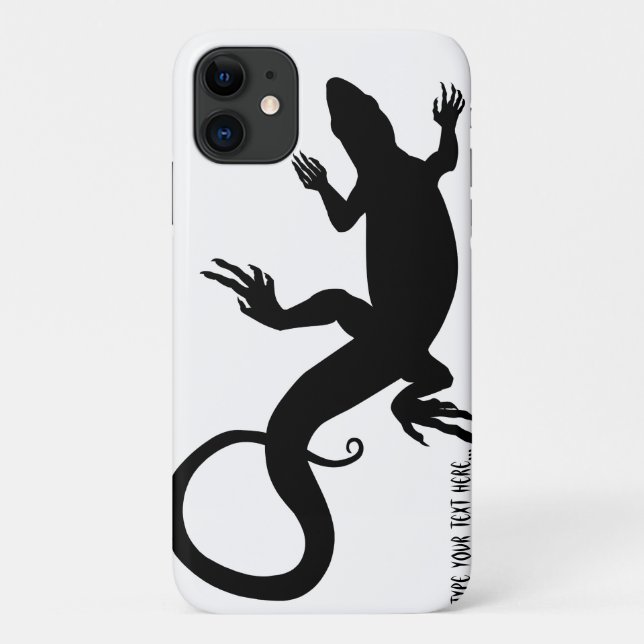 Lizard Art coque iphone Coque reptile personnalisé (Dos)