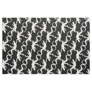 Lizard Art Fabric Reptile Lizard Musterstoffe Stoff