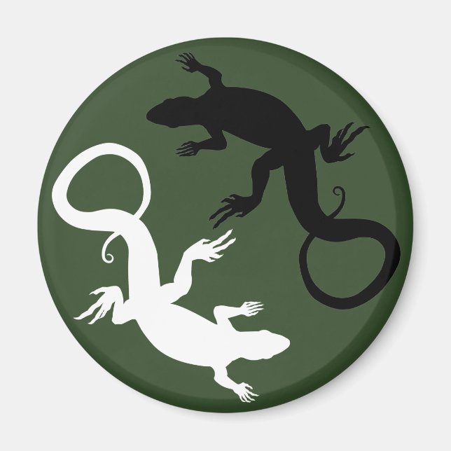 Lizard Art Frigo Magnet Reptile Magnets & GIfts (Devant)