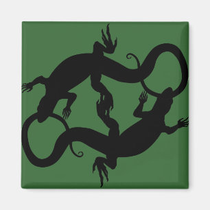 Lizard Art Kühlschrankmagnet Reptile Gifts & Magne