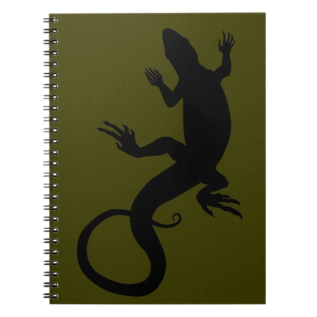 Lizard Art Notebook Reptile Art Journal Book Notizblock (Vorderseite)