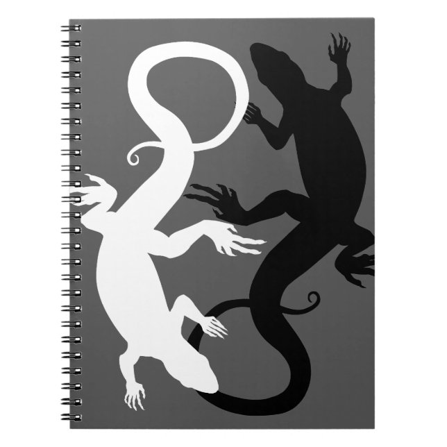 Lizard Art Notebook Reptile Art Journal Book Notizblock (Vorderseite)