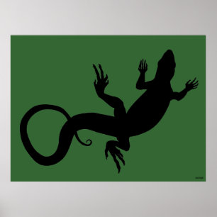 Lizard Art Poster Reptile Art druckt Poster groß