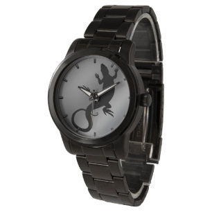 Lizard Art Watch Cool Reptilien Art Wrist Watch Armbanduhr