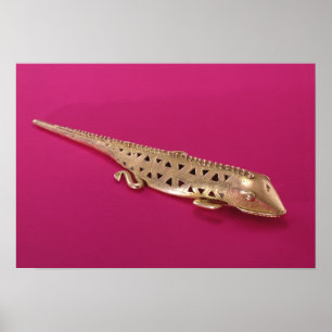 Lizard aus Kolumbien Poster