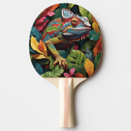 Lizard-Blätter & Pingpongpaddel Tischtennis Schläger